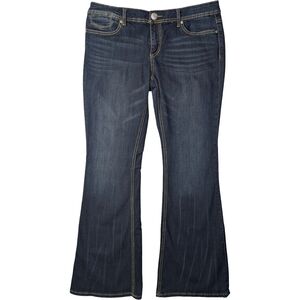 Seven7 Y2K Low Rise Bell Bottom Jeans – Stretch Western Flares, L/XL